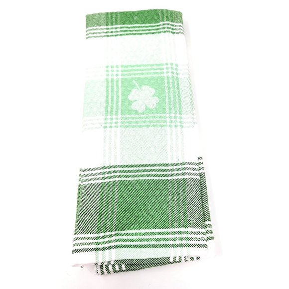 St. Patrick's Day Shamrock Kitchen Tea Hand Towels and Pot Holders (Set of 4) - Picture 2 of 4